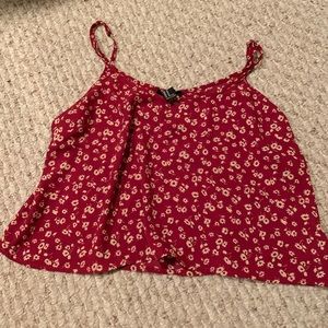 Flower crop top